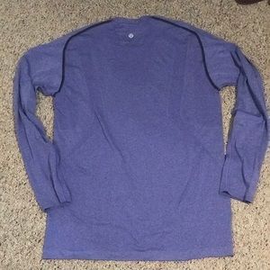 Men’s small blue lulu lemon long sleeve shirt